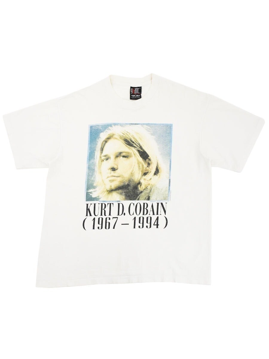 vintage 90's giant ''KURT D. COBAIN (1967-1994)'' フォトプリントTシャツ