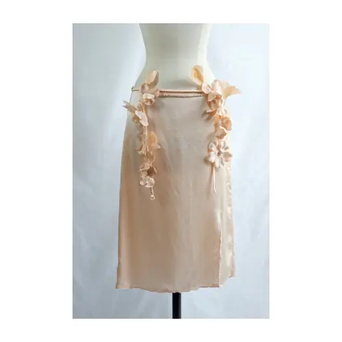 FUMIKA_UCHIDA SILK SATIN SKIRT