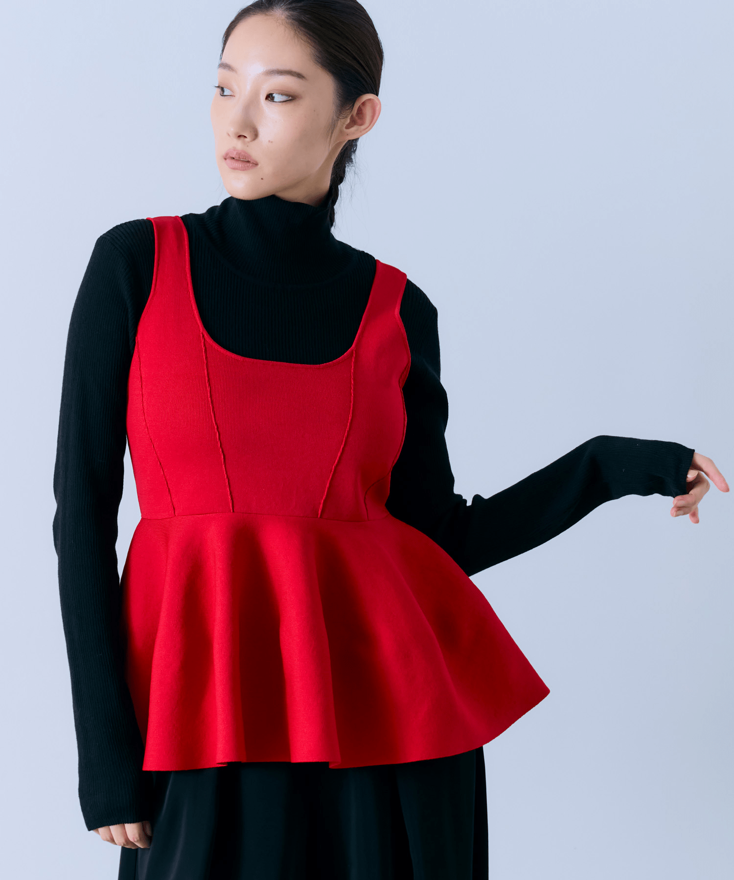 LAEMUSE PEPLUM  BUSTIER