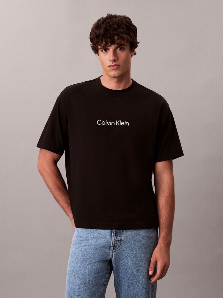 Calvin Klein Tシャツ - スタンダードロゴ リラックス クルーネックTシャツ