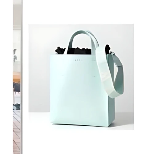MARNI クリーム レザー製 Museo スモールバッグ