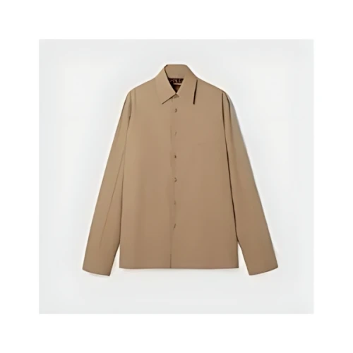 GUCCI エンボス コットンポプリン シャツ