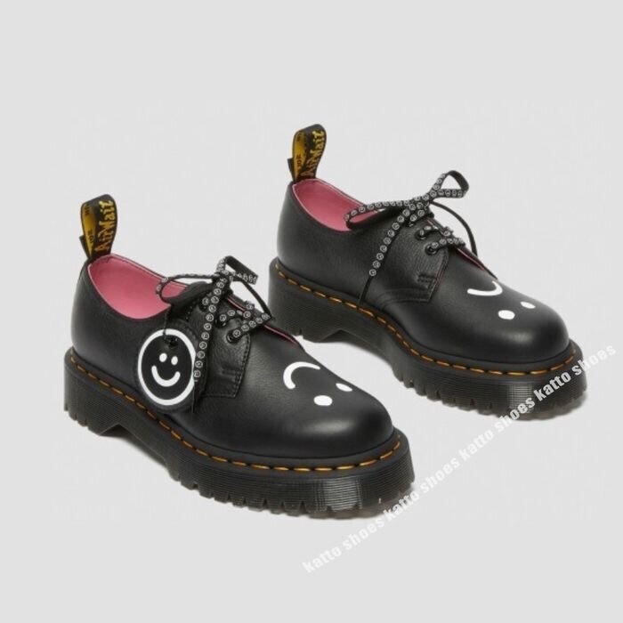 Dr. Martens Dr Martens x LAZY OAF 1461 BEX★コラボ★BLACK PISA