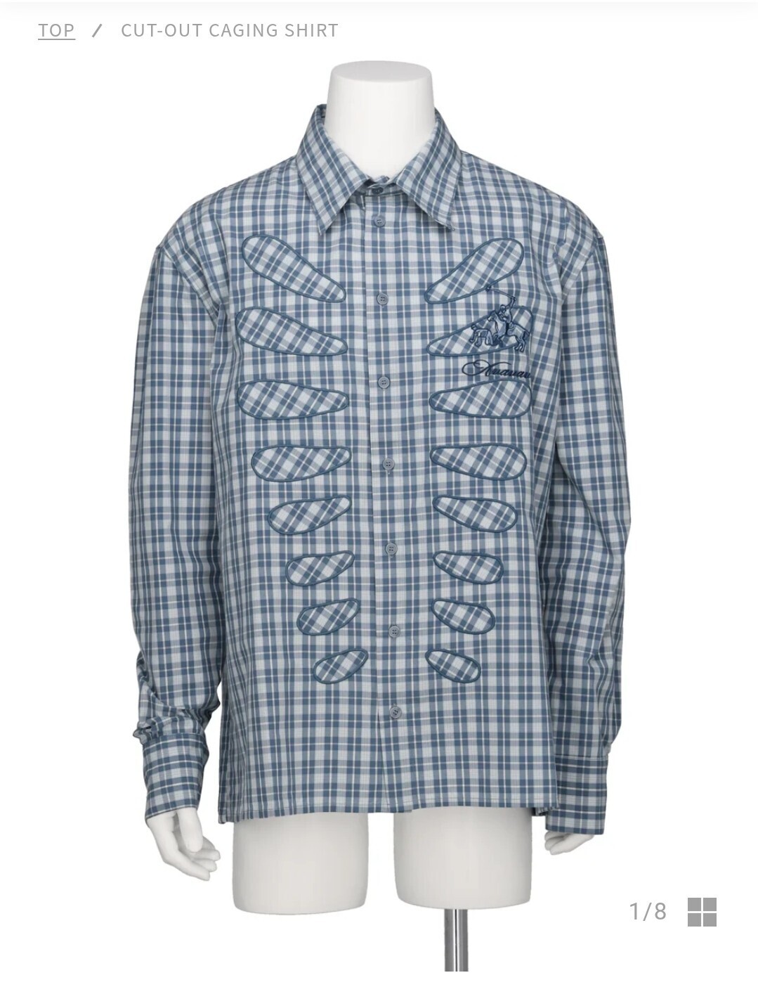 AVAVAV CUT-OUT CAGING SHIRT