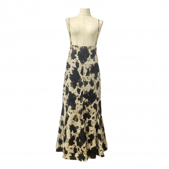 BayBee splash pattern salopette skirt