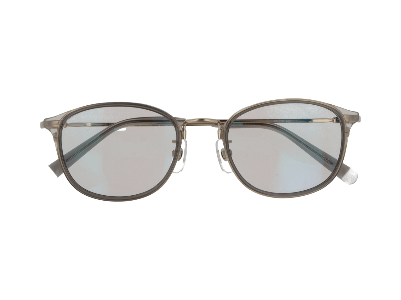 メガネのアイガン UV420 & NIR-CUT SUNGLASSES 4218 C-3_GM(LGR）（ﾌﾚｰﾑ=ｶﾞﾝﾒﾀﾙ/ﾚﾝｽﾞ=ﾗｲﾄｸﾞﾚｰ）