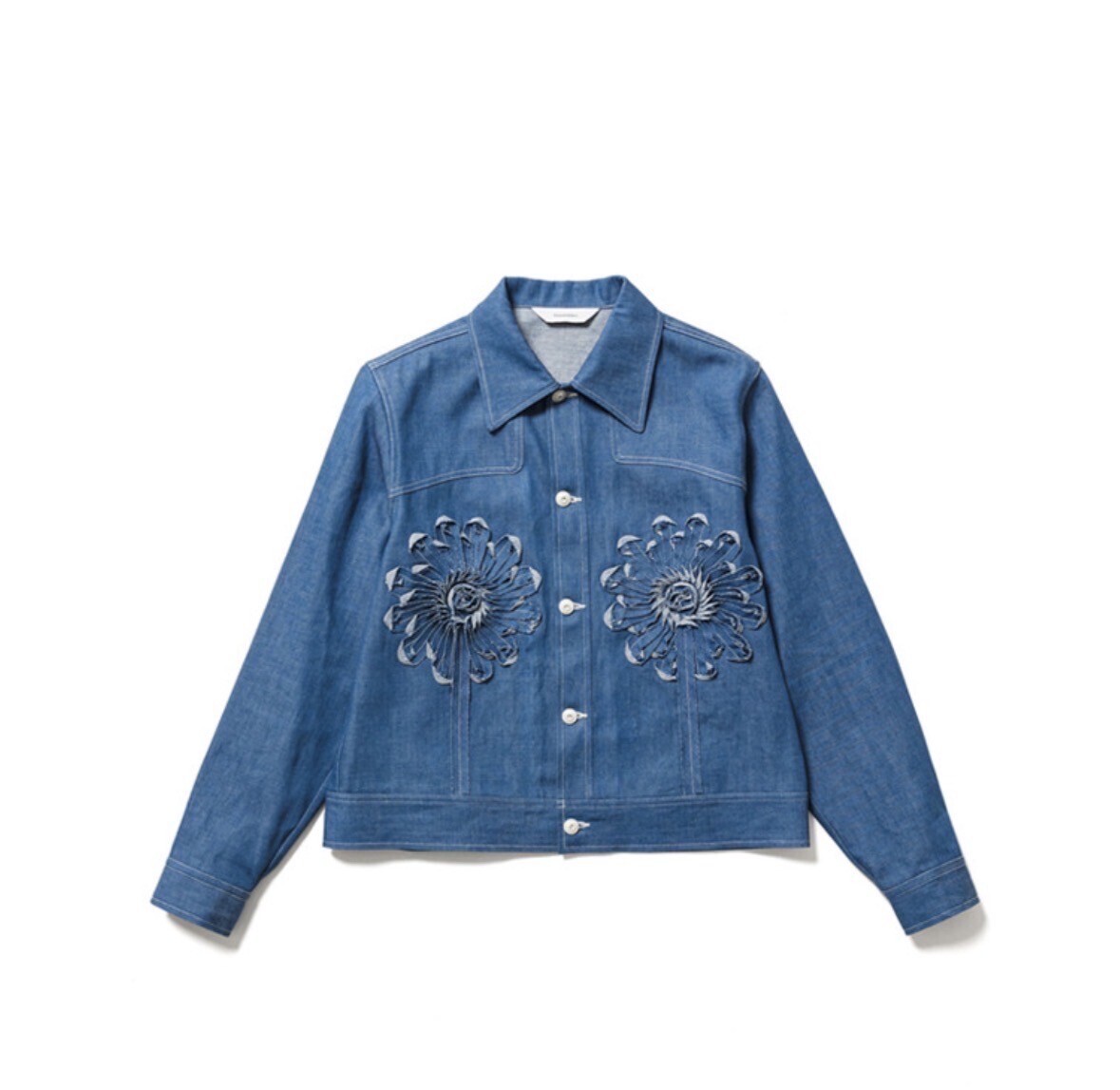 Sasquatchfabrix. 22SS FLOWER DENIM JACKET