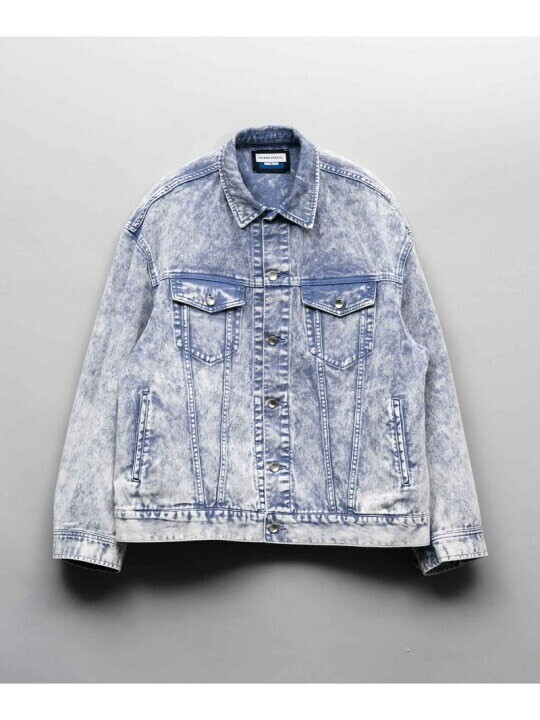 MAISON SPECIAL 11oz Chemical Over-Dye Denim Prime-Over 3rd Jacket