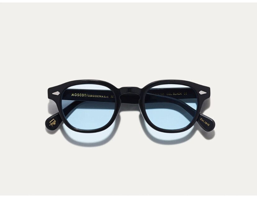MOSCOT LEMTOSH BLACK WITH CUSTOM MADE TINTS™
