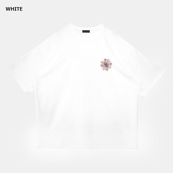 KIXI Flower Sketch Over-Fit T-shirt