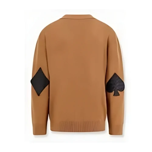 BOTTEGA VENETA Camel Stretch Cashmere Blend Cardigan