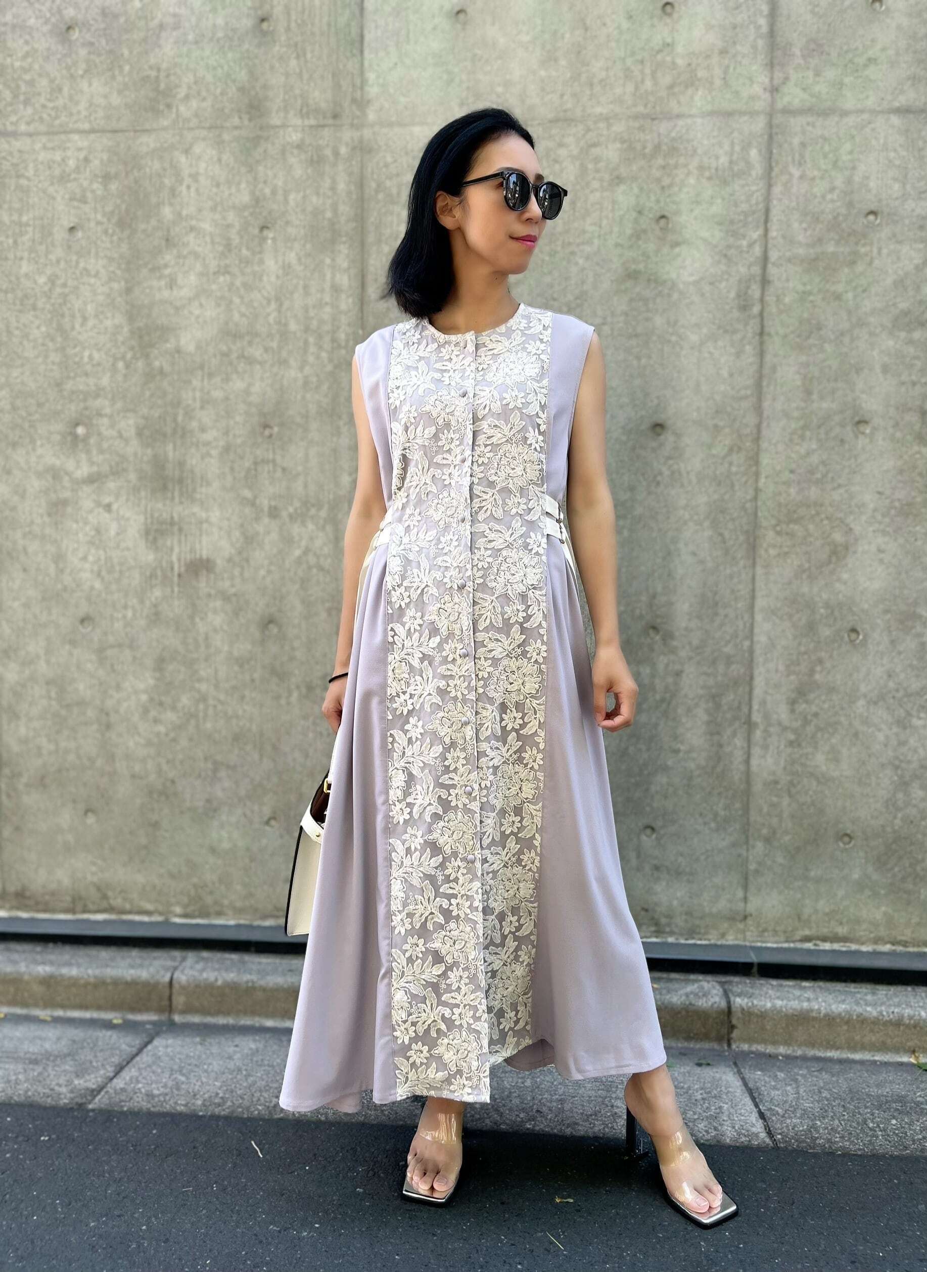 MARIA MARIAClass23SS 【Lavender】New Asta dress
