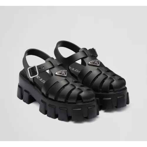 PRADA プラダ モノリス ラバー サンダル