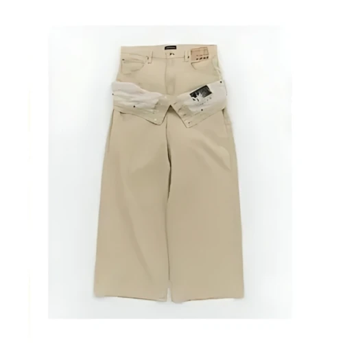HIROKI TSUZUKI DOUBLE WAIST PANTS