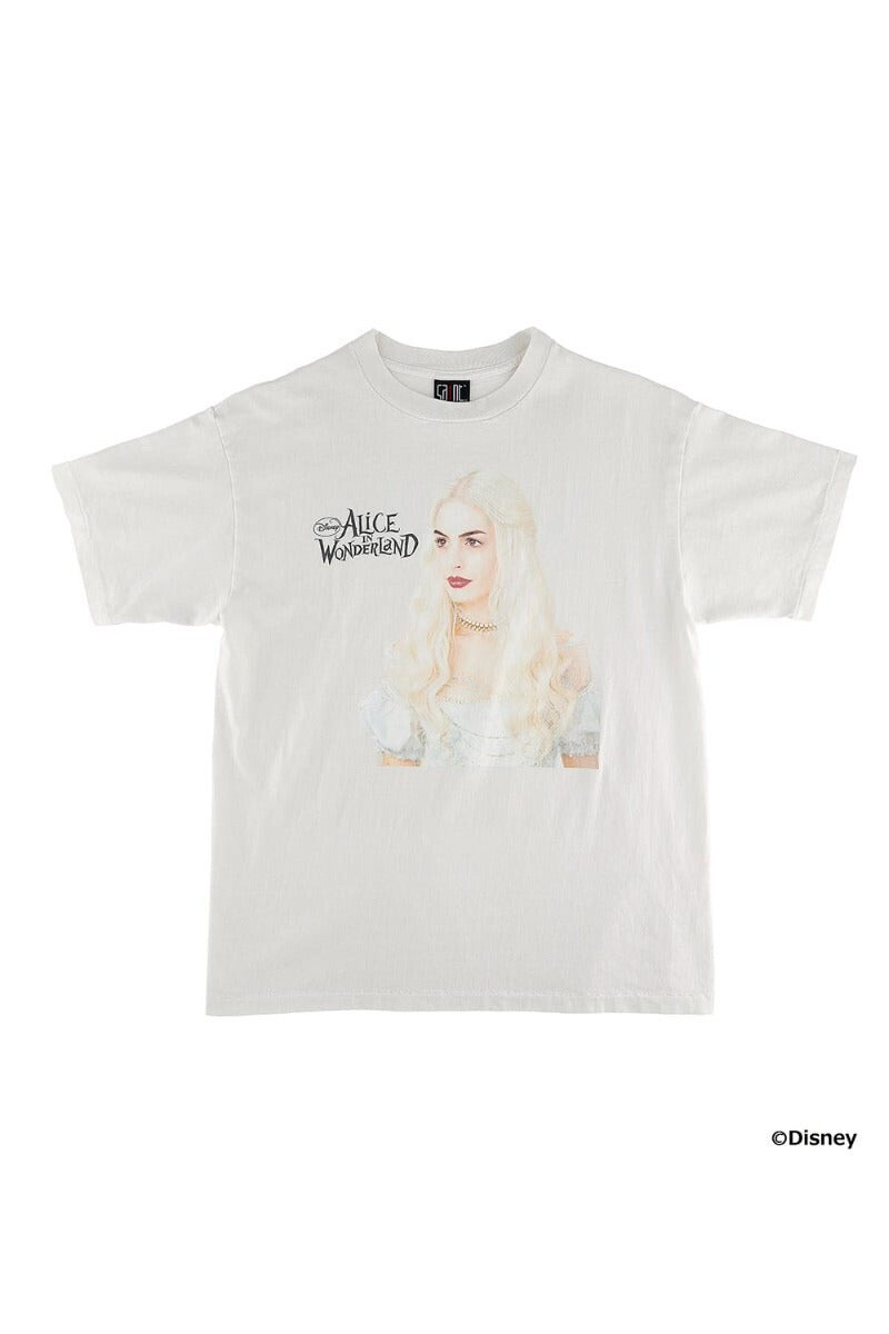 SAINT Mxxxxxx セントマイケル × ディズニー(アリス・イン・ワンダーランド) QN ショートスリーブTシャツ
