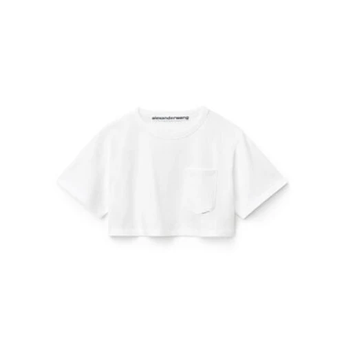 Alexander Wang ハイツイスト クロップtシャツ