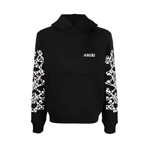 AMIRI Bones Motif Logo Hoodie