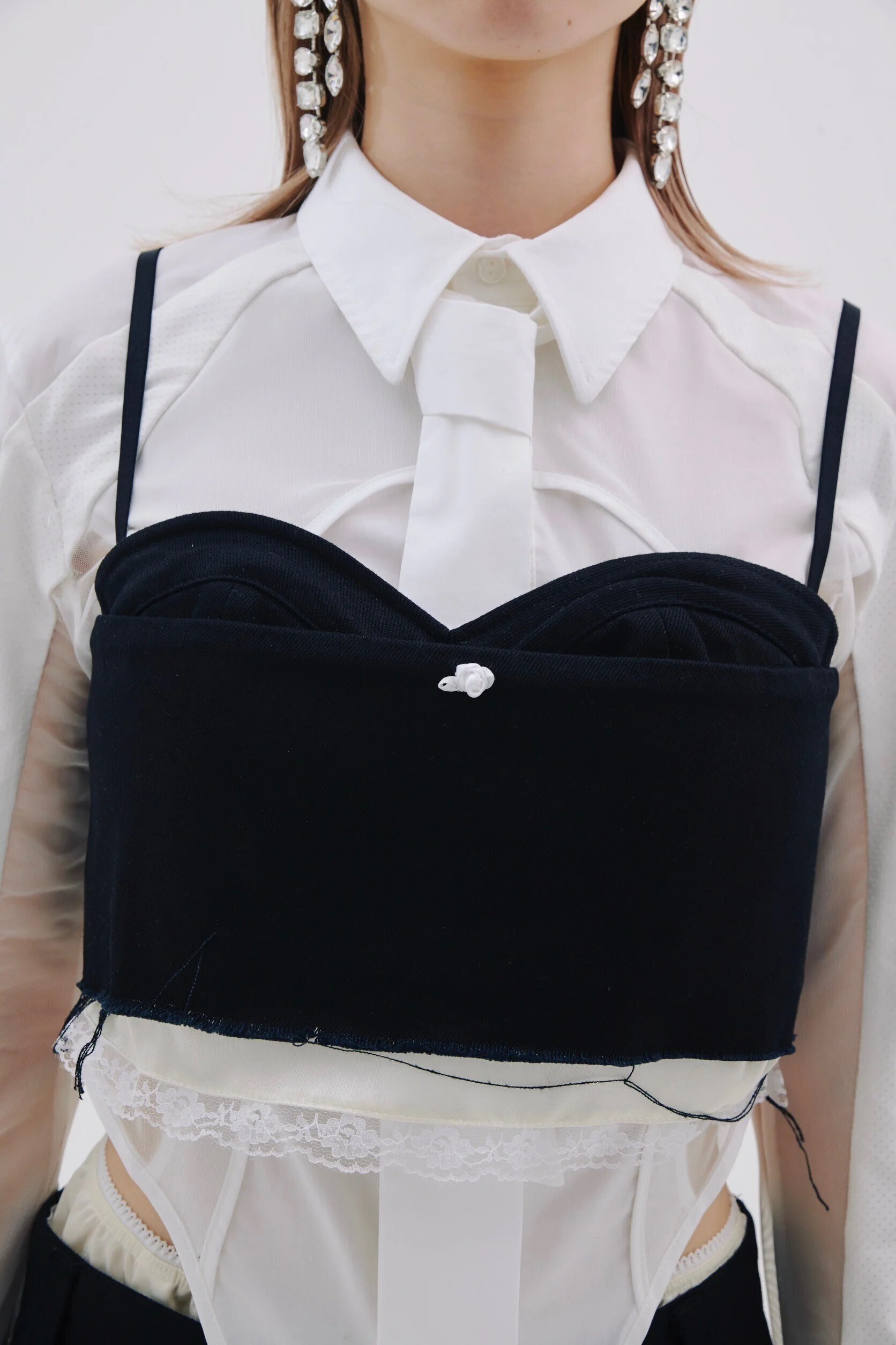 neith. Twill Bustier