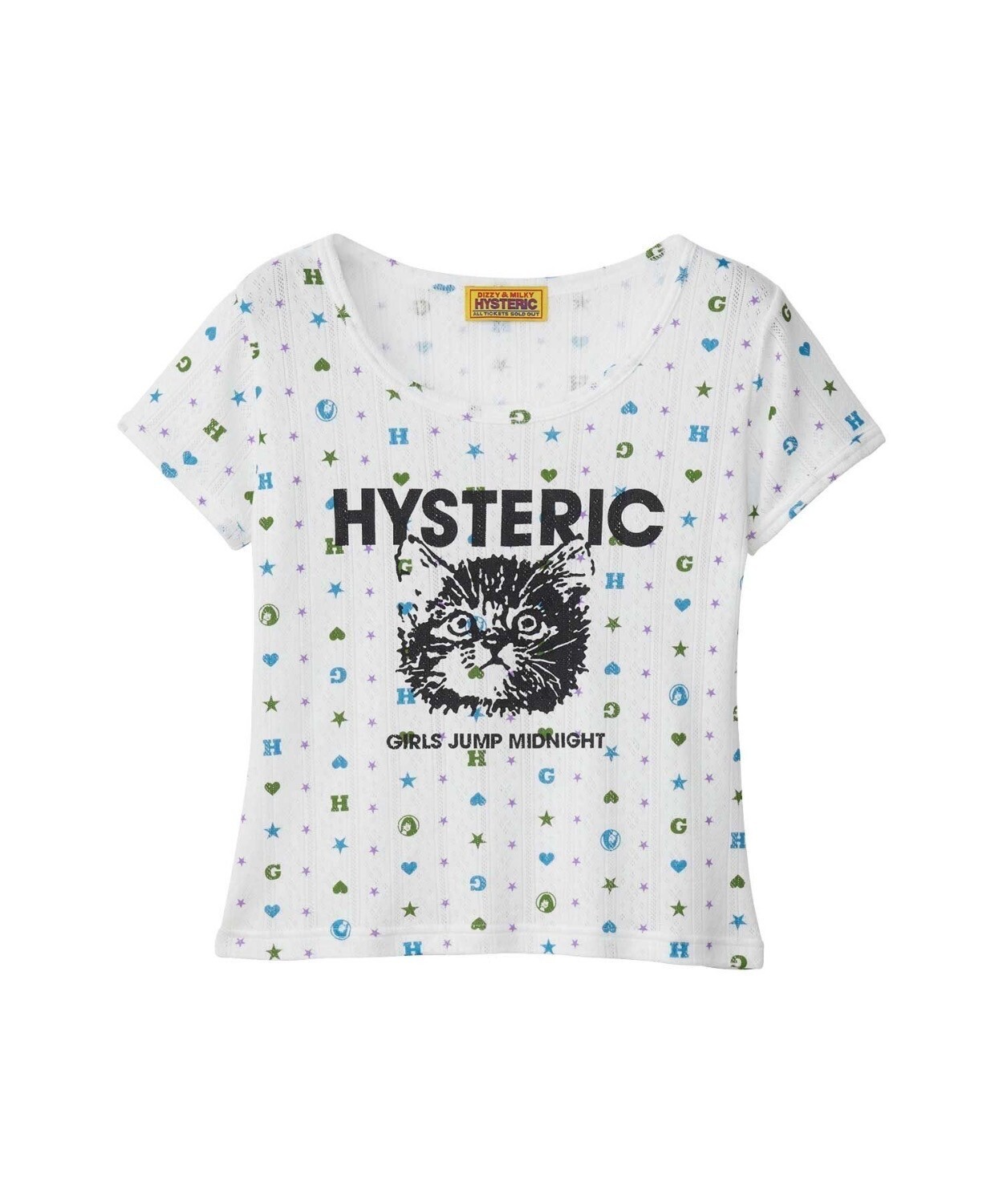 HYSTERIC GLAMOUR GIRLS JUMP MIDNIGHT チビTシャツ
