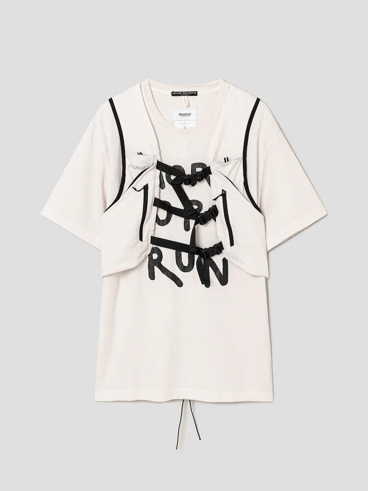 DOUBLET More Hope Run Trail Vest T-Shirt - White