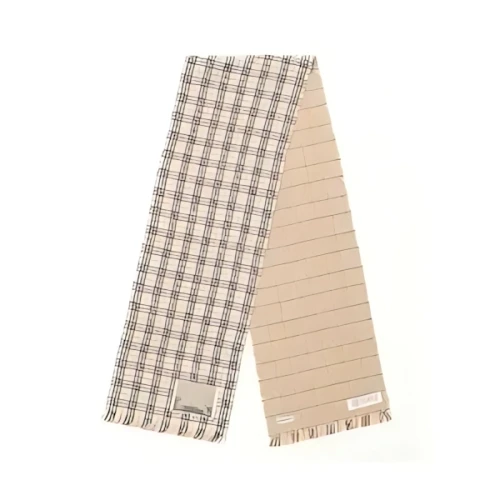 BURBERRY Reversible Tiny Check Scarf