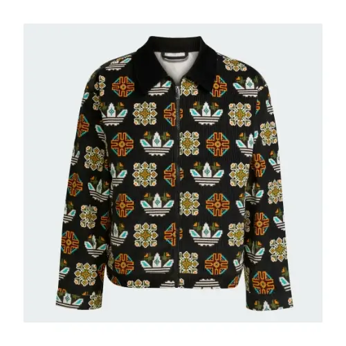 adidas Monogram Allover Print Loose Coach Jacket
