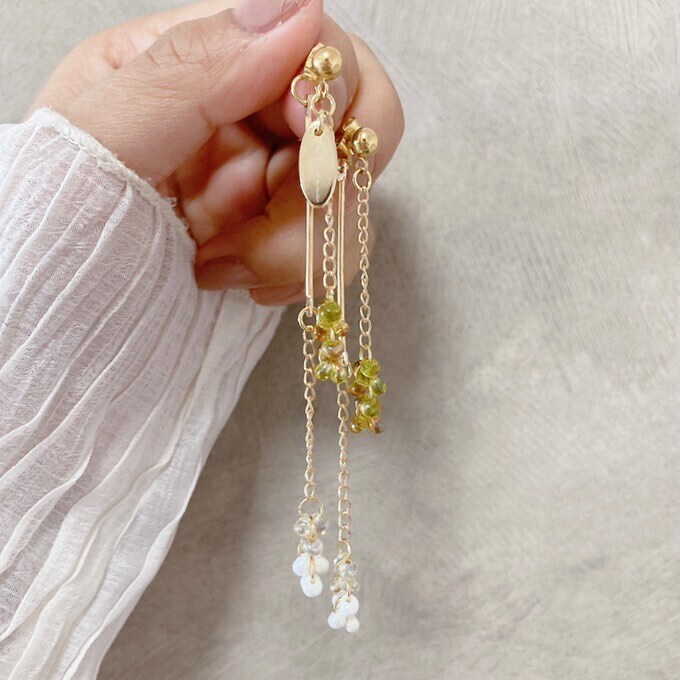 Pani pani glass beads double chain