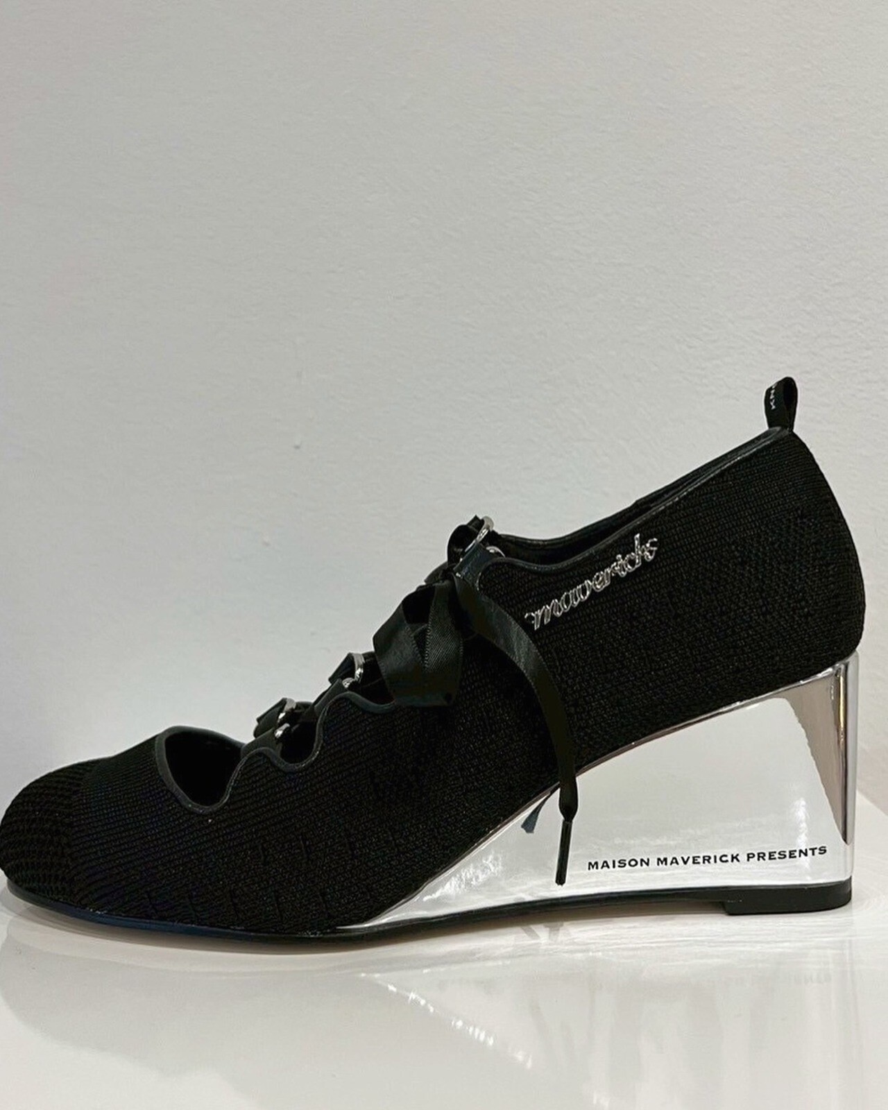 MAISON MAVERICK PRESENTS Knit Ballerina Wedges