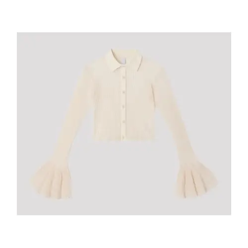 CFCL HYPHA LUCENT GLITTER SHIRT CARDIGAN