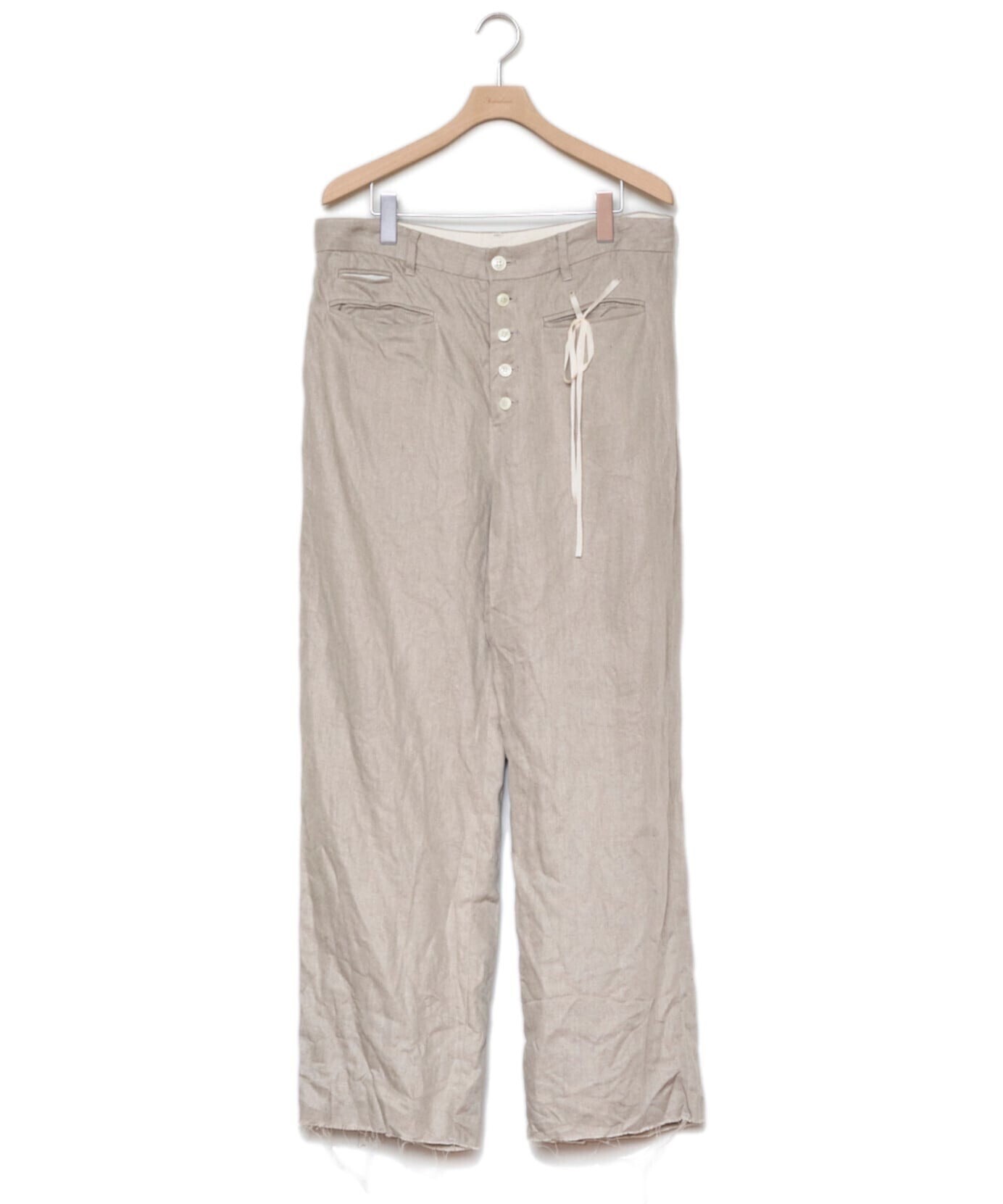 Midorikawa BUTTON PANTS (IVORY)