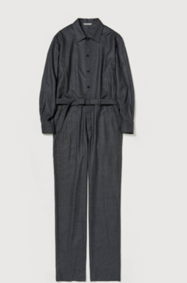 AURALEE SUPER LIGHT WOOL JUMPSUIT