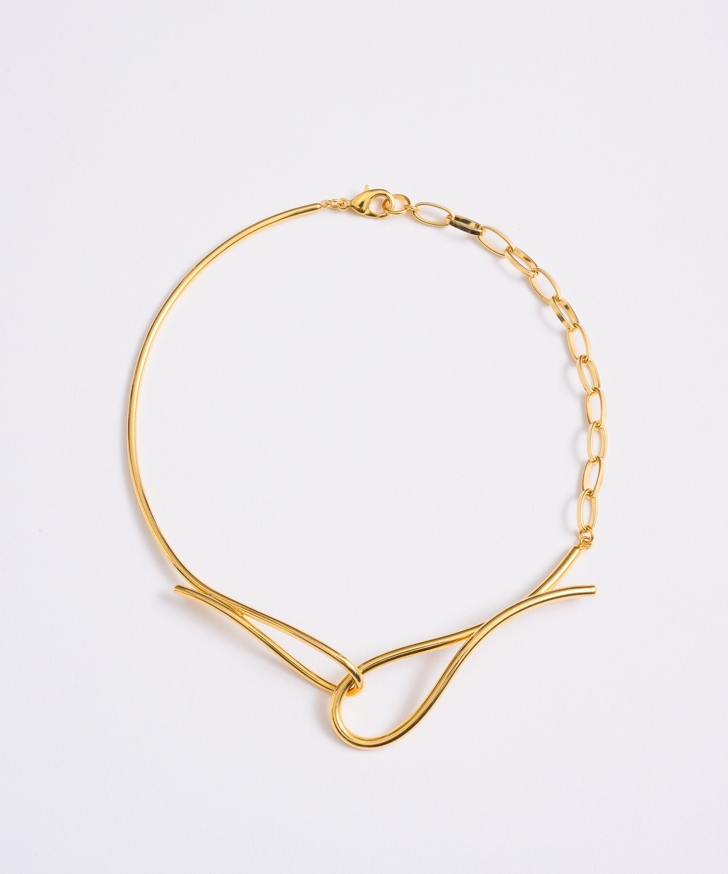 loni 【金属アレルギー対応】Ivy Asymmetry Choker/アシンメトリーデザインチョーカー