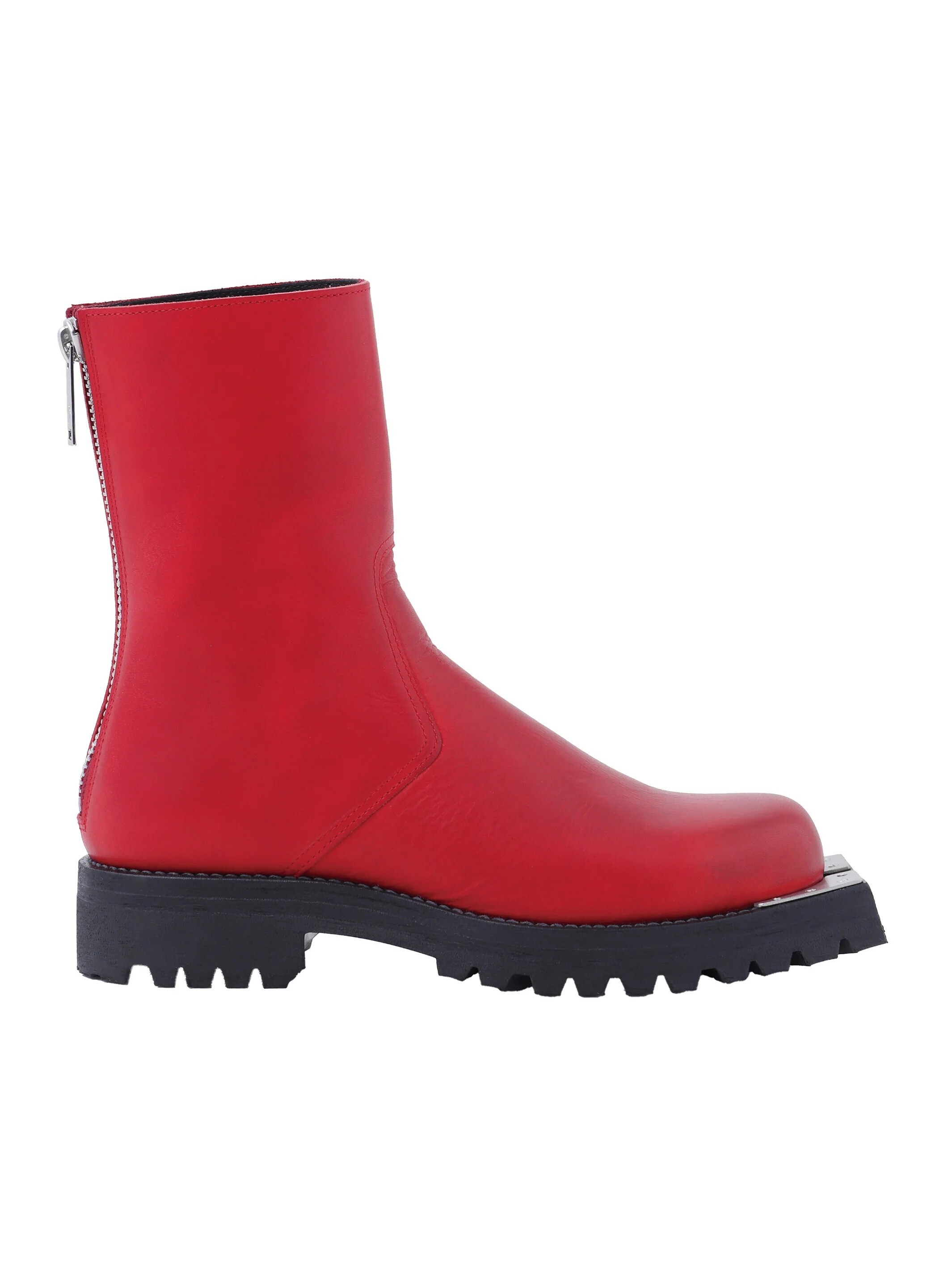 JOHN LAWRENCE SULLIVAN METAL TOE ZIP-UP BOOTS