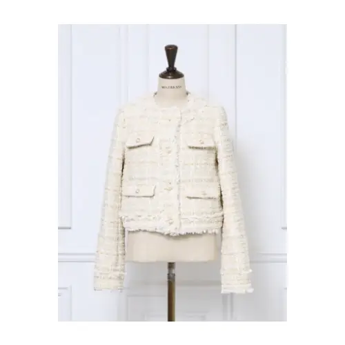 MISTREASS Romantic Tweed Fringe Jacket