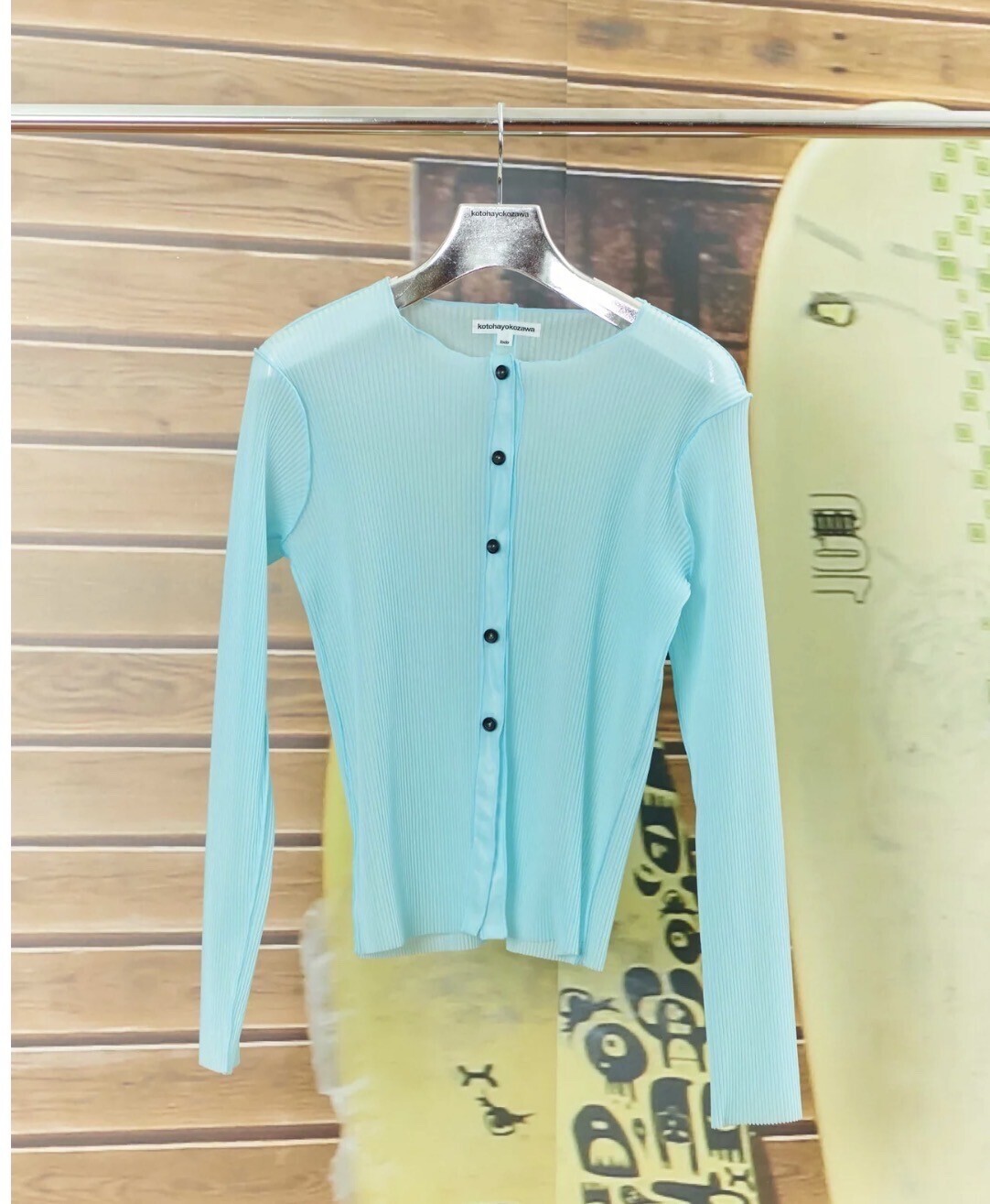 kotohayokozawa TDX6S-CR〈SHEER CARDIGAN〉RAMUNE