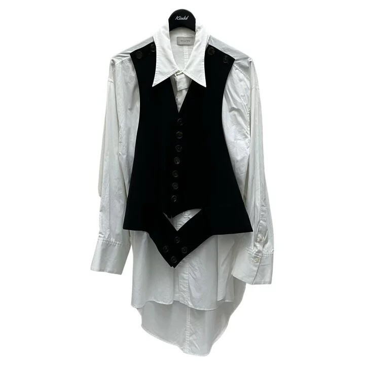 BED J.W. FORD Vest Shirt タイ付ベストシャツ