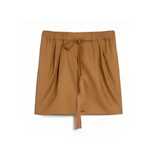 Max Mara ウール モヘア シルク キャンバス スカート