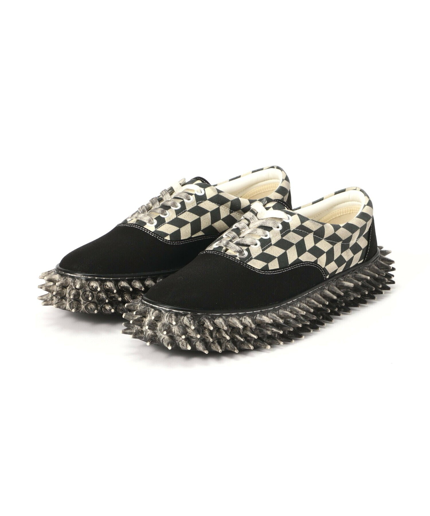 doublet DIRTY SPIKE CANVAS SNEAKER