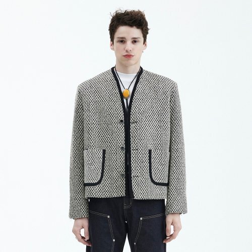 LA MER MA MAISON TWEED JACKET MIX BEIGE