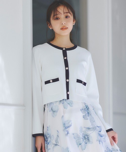 LAISSE PASSE ニットジャケットアンサンブル