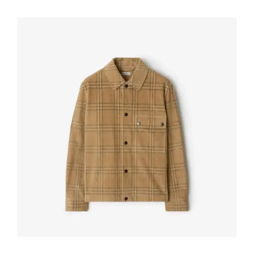 BURBERRY チェック コーデュロイ オーバーシャツ