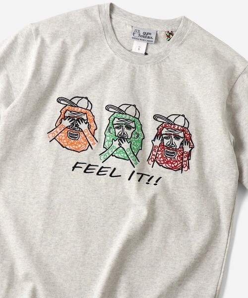 gym master 7.4oz FEEL IT!刺繍Tee