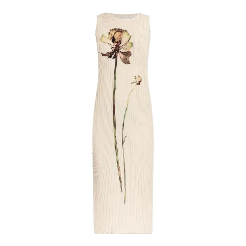 ISSEY MIYAKE PRESSED FLORA PLEATS DRESS