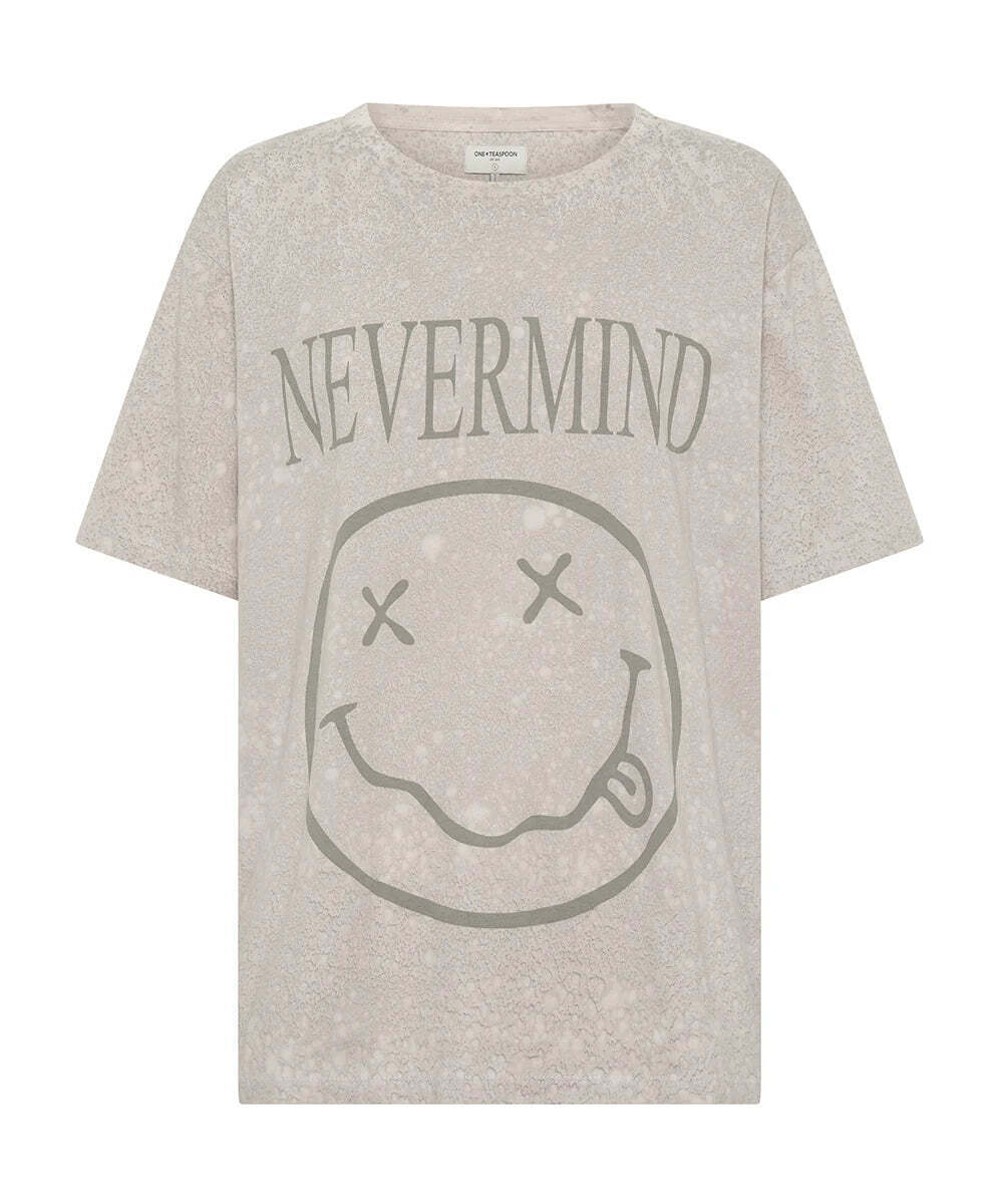 NIRVANA NEVERMIND HAND DYED RAINDROP BOYFRIEND TEE