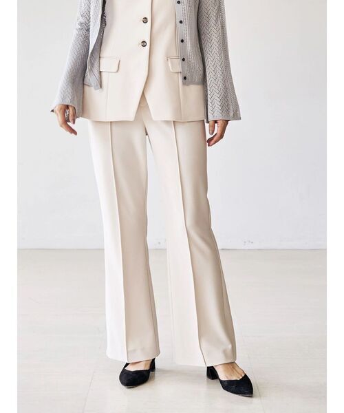 TONAL バックスリットフレアパンツ