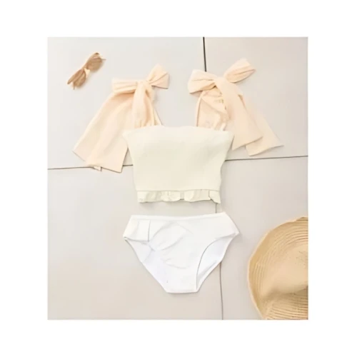 Chico 肩リボンBACK開きTOPS