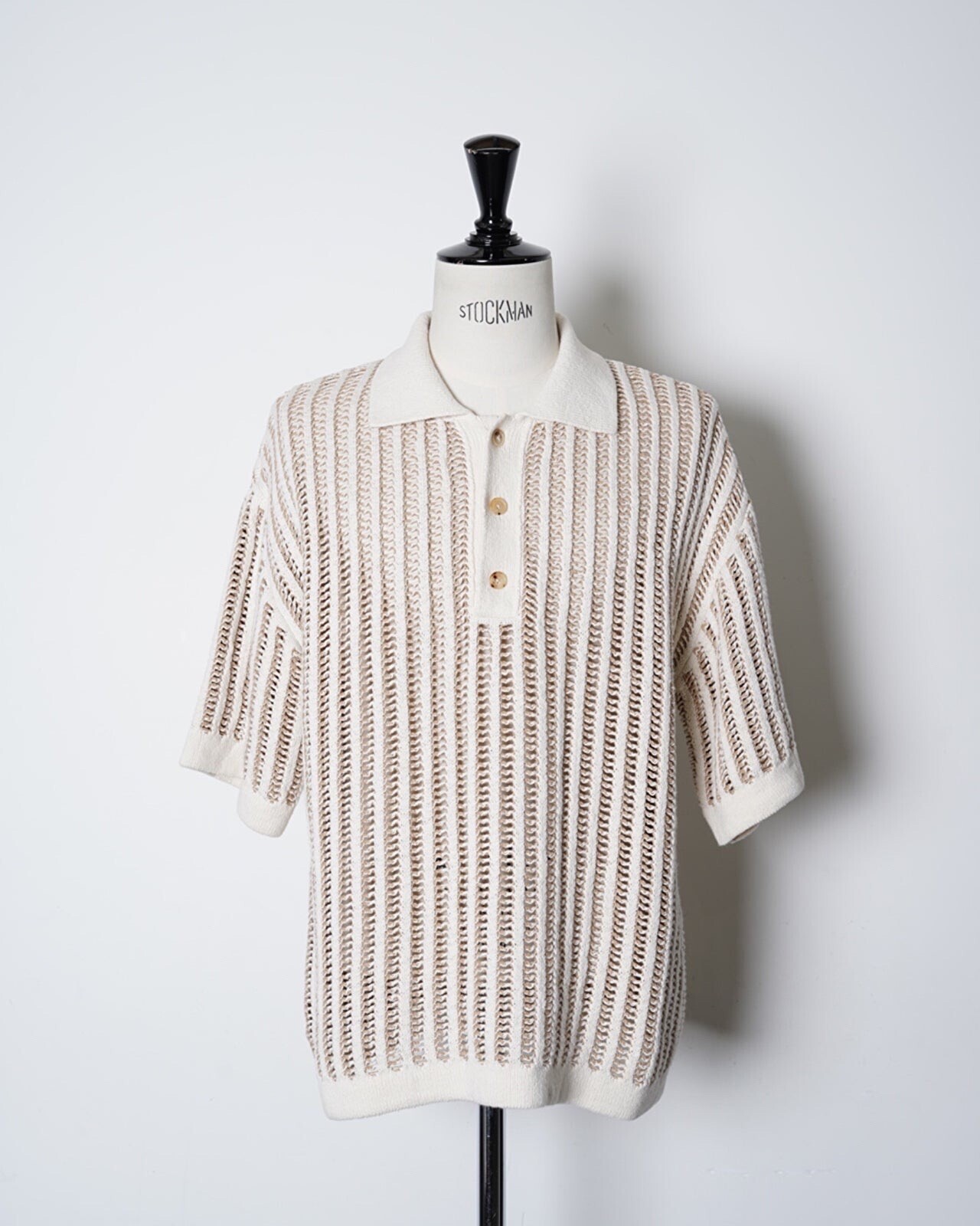FENG CHEN WANG OVERSIZE KNIT POLO