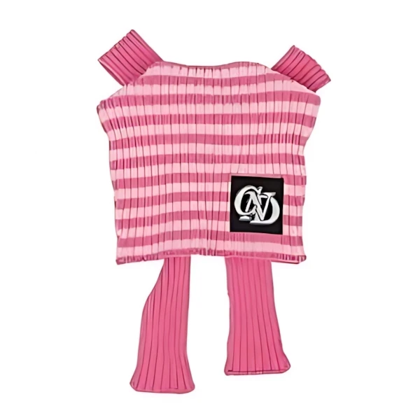 CANDY STRIPPER BORDER RIBBON BEANIE