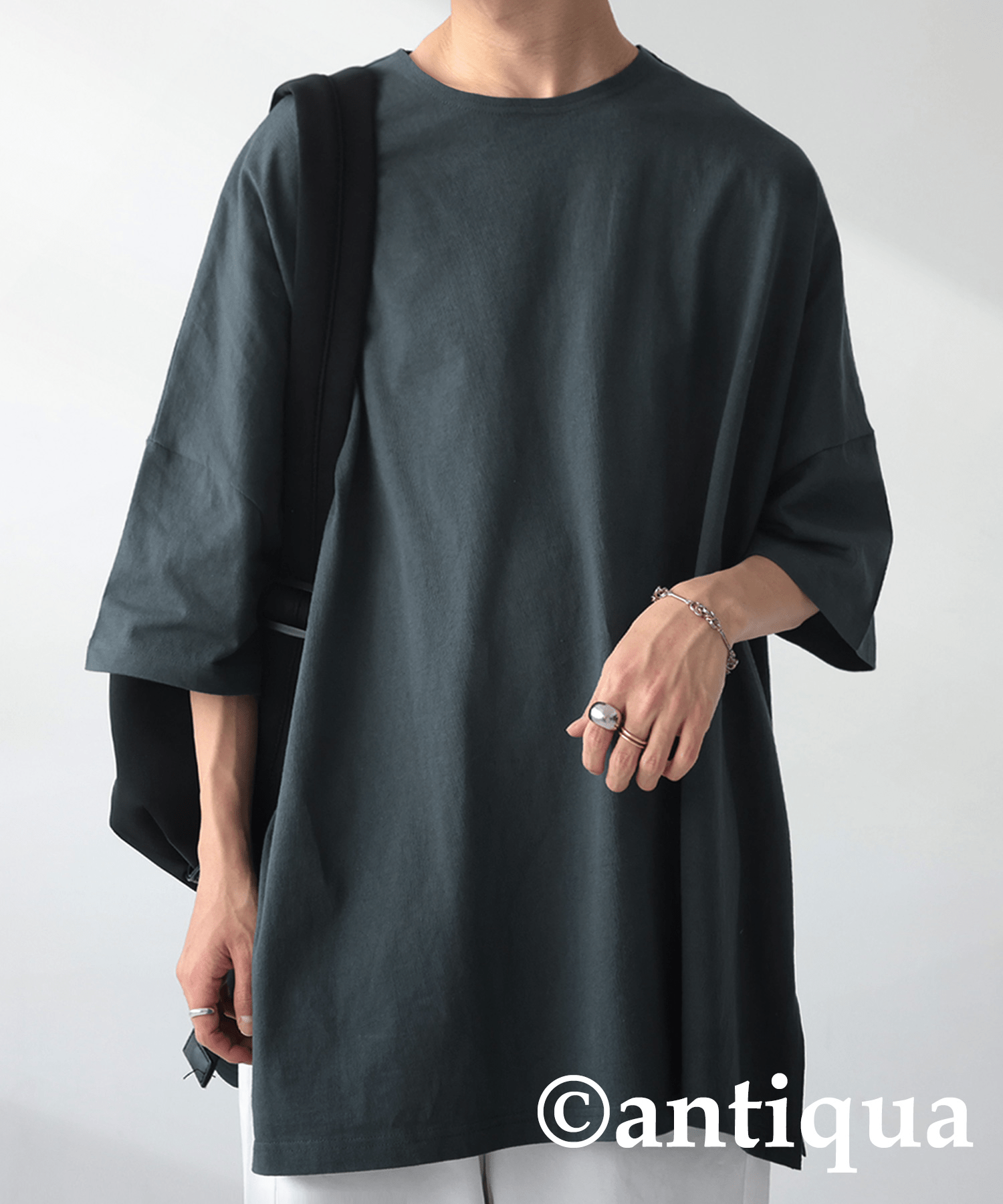 antiqua スーパービッグT Tシャツ メンズ トップス 半袖 綿100・yz-00026z