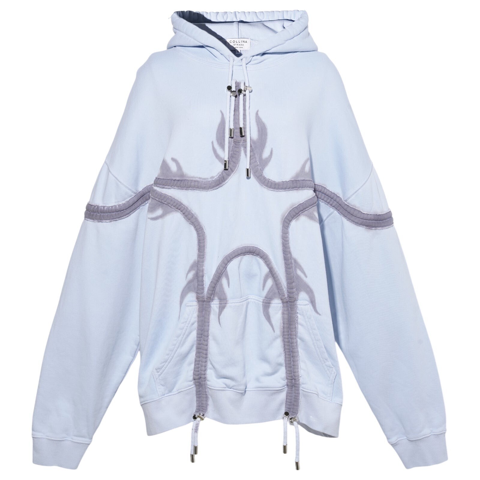 COLLINA STRADA STAR HOODIE / SKY FLAMES